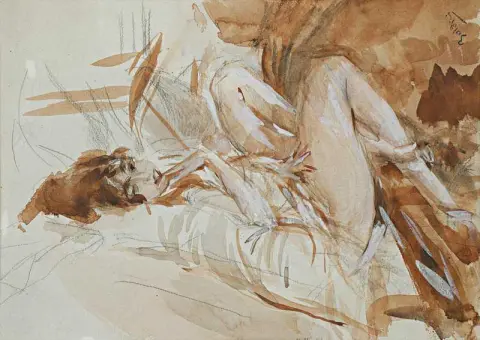 Signora sdraiata 1931
