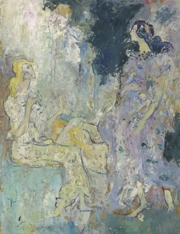 Das Gespräch ca. 1890