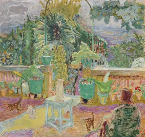 Die Terrasse oder eine Grasterrasse 1912