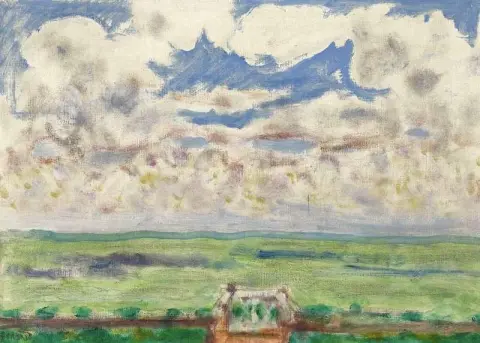 Terrasse und Balkon um 1910