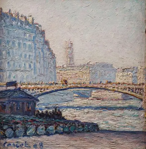 Brücke über die Seine 1898