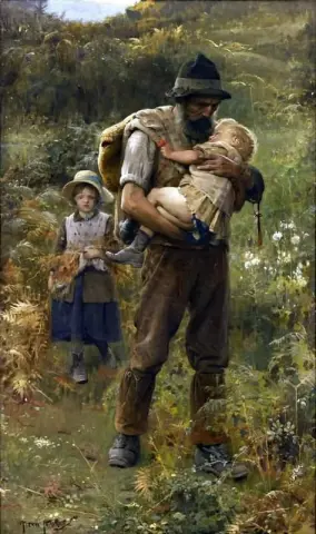 Zuhause von den Feldern 1897