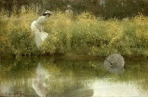 In Gefahr, auch bekannt als The Parasol 1902