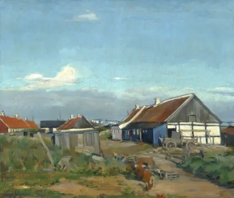 Alte Häuser in Skagen