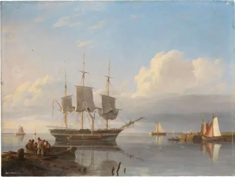 Судоходство в устье устья 1843 г.