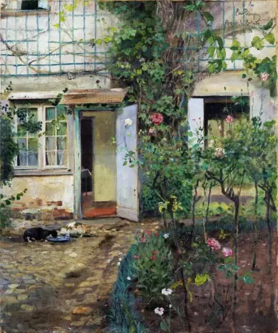 Старый дом в Нормандии 1896 г.