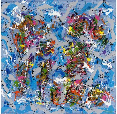 Walking Through 2015 205 x 210 cm