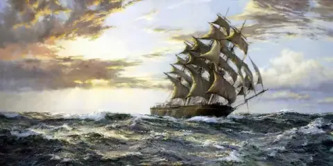 The Clipper Ship 'Cutty Sark'