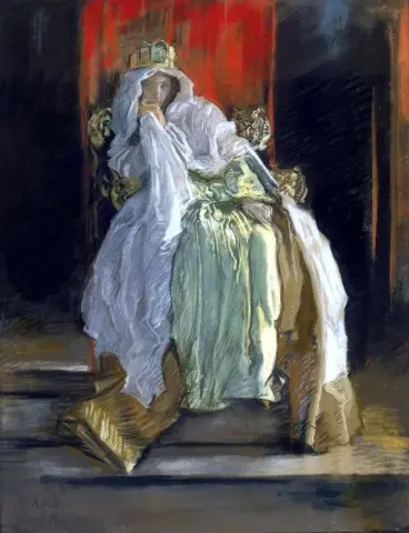 A Rainha em Hamlet 1895