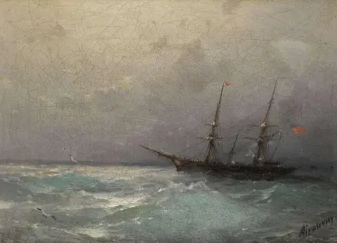 Amerikansk skip til sjøs 1873