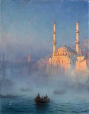 Konstantinopel-moskeen i Tophane 1884