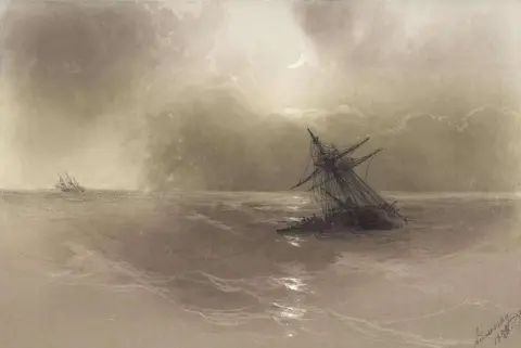 Ship At High Sea 1888