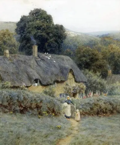 Una cabaña de Gloucestershire bajo las colinas de Cotswold S.d.