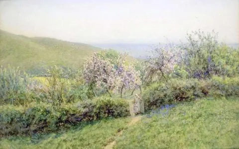View Of The South West Corner Of The Tennyson Estate Isle Of Wight S.d.