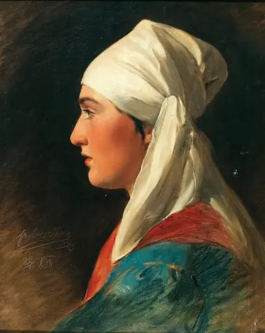 Een jong meisje 1834