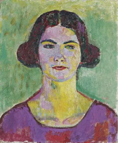 Bildnis Greti Amiet 1921