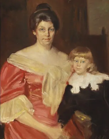Double Portrait Of Henny Brodersen
