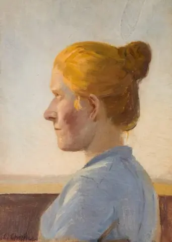 En Skagenspige 1890