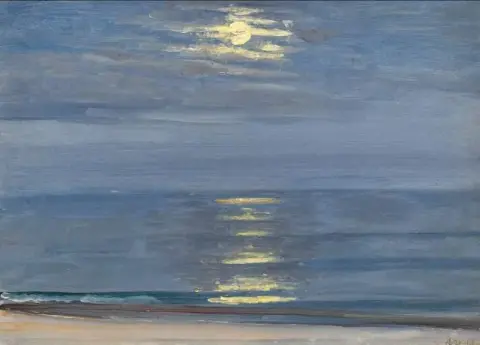 Moonlight Over The Sea At Skagen