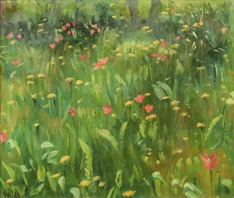 Motif From Ancher S Garden 1916