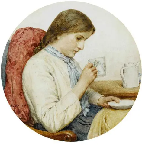 Die Genesende 1908