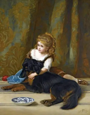 Den vackra skönheten och den mörka 1874