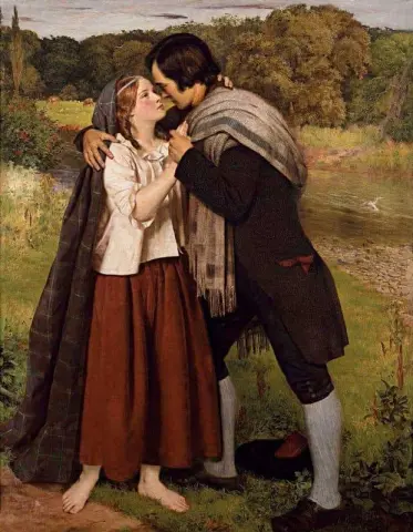 The Parting Of Burns And Highland Mary 1858