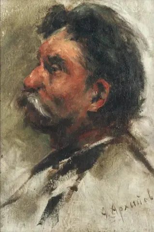 Retrato de um cavalheiro bigodudo