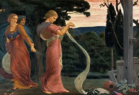 Tre donne che coglievano le mandragole 1870