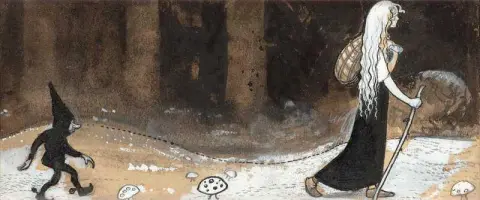 Сказочная иллюстрация, около 1907 года.