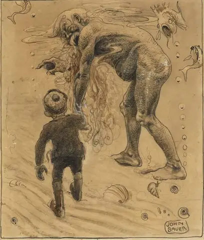 Госсен Ох Накен - Nu Skall Vi Ha Riktigt Roligt Sade Nacken Och Tog Johan I Hand, около 1903 года.