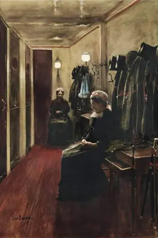 Una notte movimentata al teatro, 1885 circa