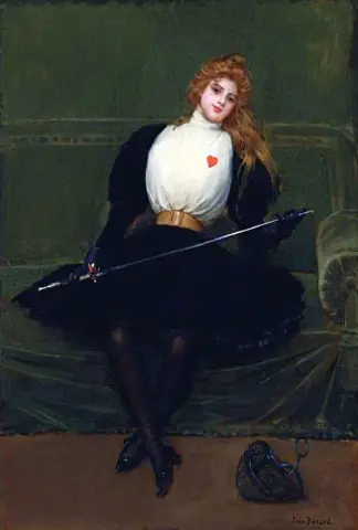 Una schermitrice