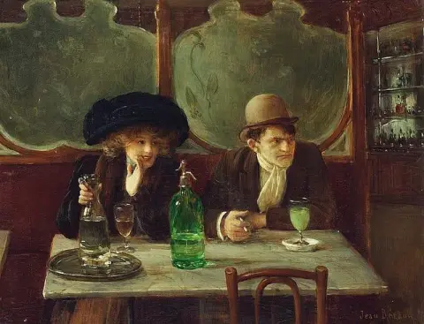 Scena del caffè 1908