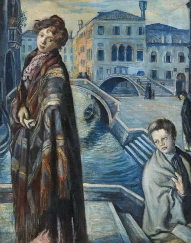 Blå Gryning I Venedig