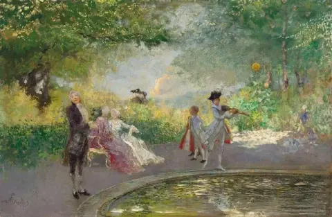 Scene Galante Ca. 1887-89