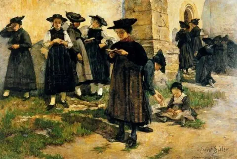 Før kirken Saint-Germain i Saviese