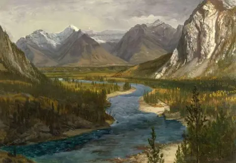 Valle del río Bow Montañas Rocosas canadienses