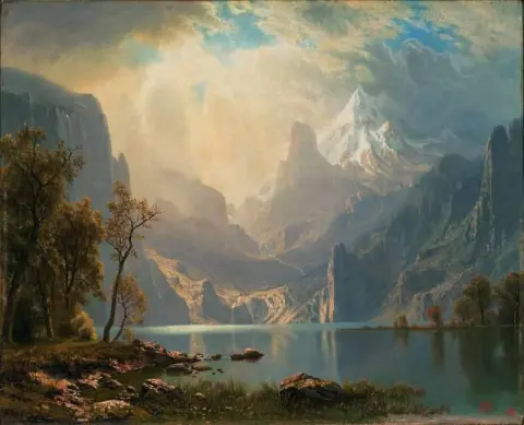 In den Sierras Lake Tahoe 1868