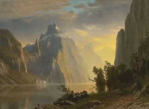 See in der Sierra Nevada 1867