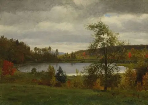 Landschaft mit See