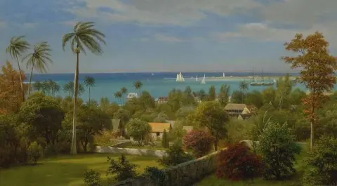 Ansicht von Nassau, Bahamas, ca. 1880er Jahre
