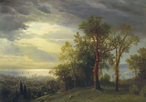 Blick auf den Hudson 1870