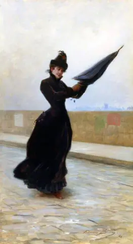 Tuulinen päivä 1884