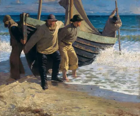 Varo della barca. Skagen