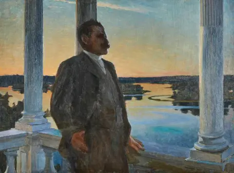 Ritratto di Av Verner Von Heidenstam circa 1900