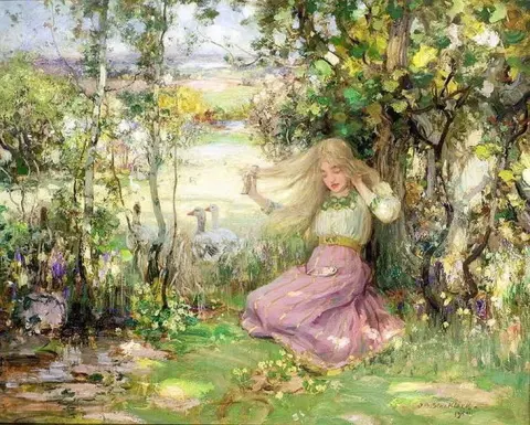 Un idillio primaverile del 1900