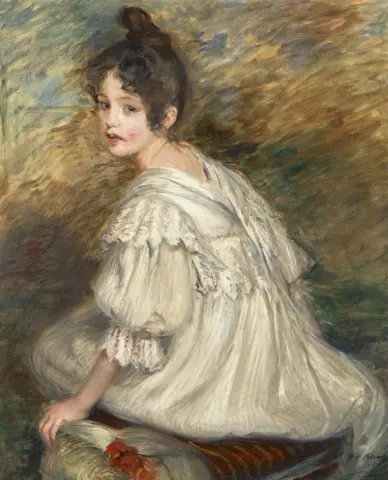La ragazza vestita di bianco, 1896