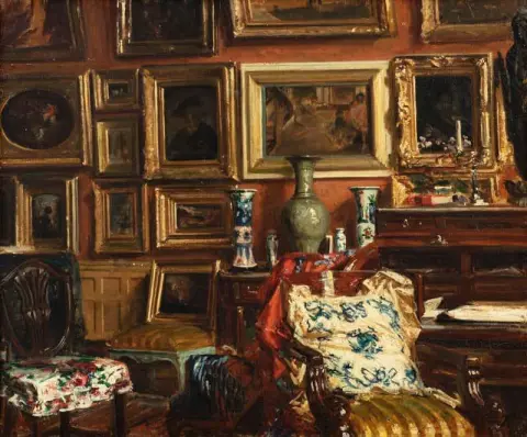 Il laboratorio-salone di Jacques-emile Blanche Auteuil