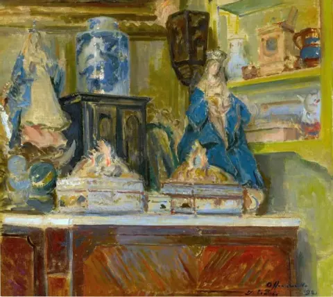 Soggiorno giallo Offranville 1921